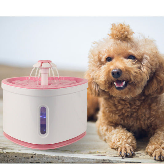 Automatic Pet Water Fountain with LED Electric USB